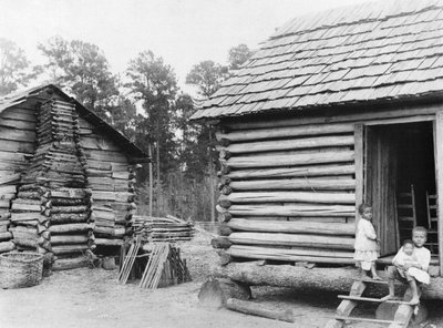 Blockhütten in Thomasville, Florida, ca. 1900 von American Photographer